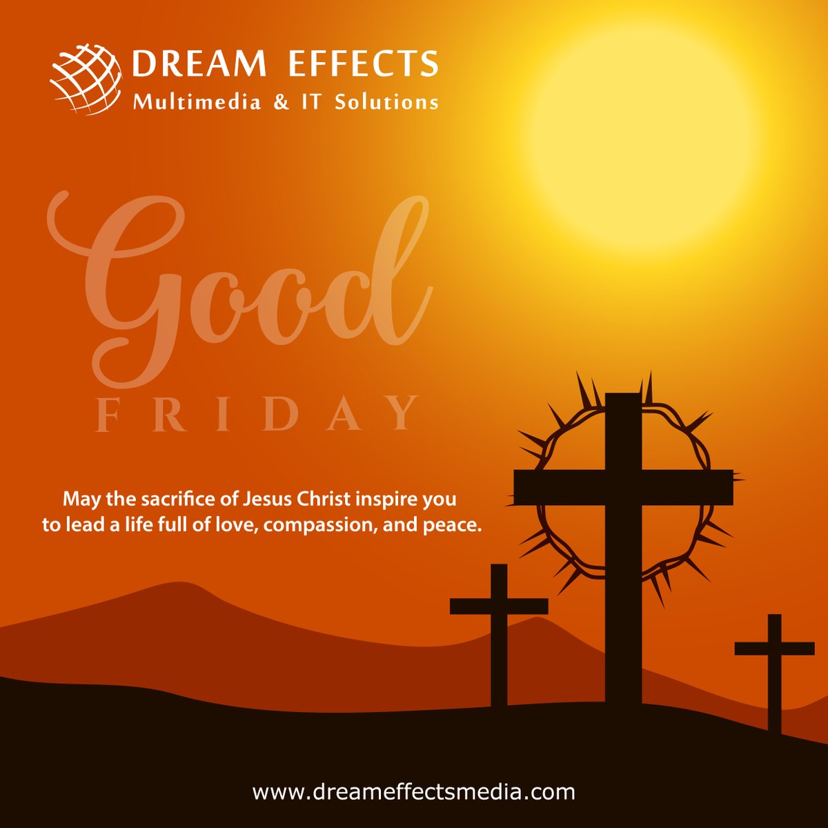 dreameffects's tweet photo. May the sacrifice of Jesus Christ inspire you to lead a life full of love, compassion, and peace.

#goodfriday https://t.co/uuH7V5NqKs