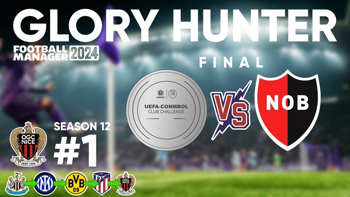 🚨 GLORY HUNTER SERIES 🚨

Season 12 Episode 1 of our Glory Hunter series is out now as we kick off with the European/South American Club Challenge against Newell's Old Boys, after winning the Europa League last season

youtu.be/xknmlxmG6fA
