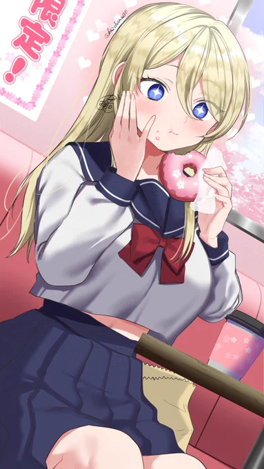 「うっ…まぁ…」 #なこスケッチ 