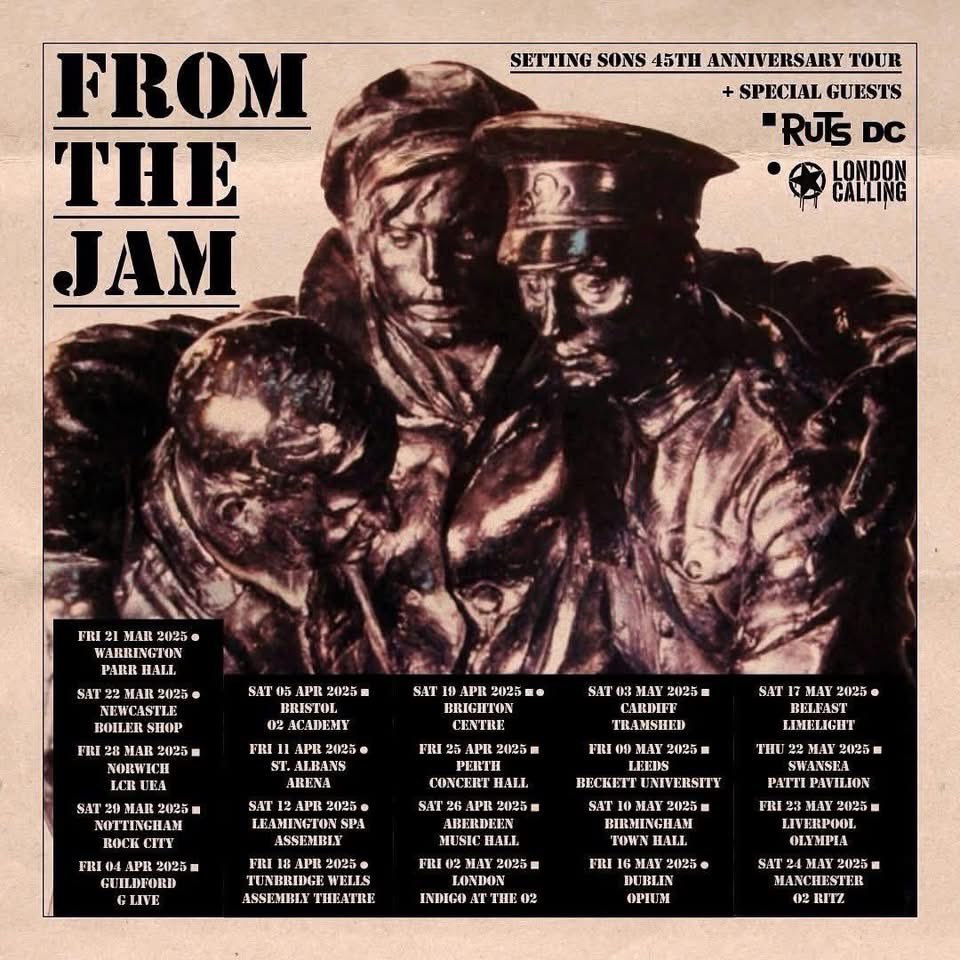 From the Jam (Foxton & Hastings) (@fromthejam1) on Twitter photo Happy Easter!!!
Tunbridge Wells tonight
Brighton tomorrow night
Who is coming?
<a href="/RussellHastings/">Russell Hastings</a> <a href="/SegsRuts/">Segs RuTs_RuTsDC</a> <a href="/Clash_Tribute/">London Calling</a> <a href="/guyhelliker/">Guy Helliker</a> Happy Easter!!!
Tunbridge Wells tonight
Brighton tomorrow night
Who is coming?
<a href="/RussellHastings/">Russell Hastings</a> <a href="/SegsRuts/">Segs RuTs_RuTsDC</a> <a href="/Clash_Tribute/">London Calling</a> <a href="/guyhelliker/">Guy Helliker</a>