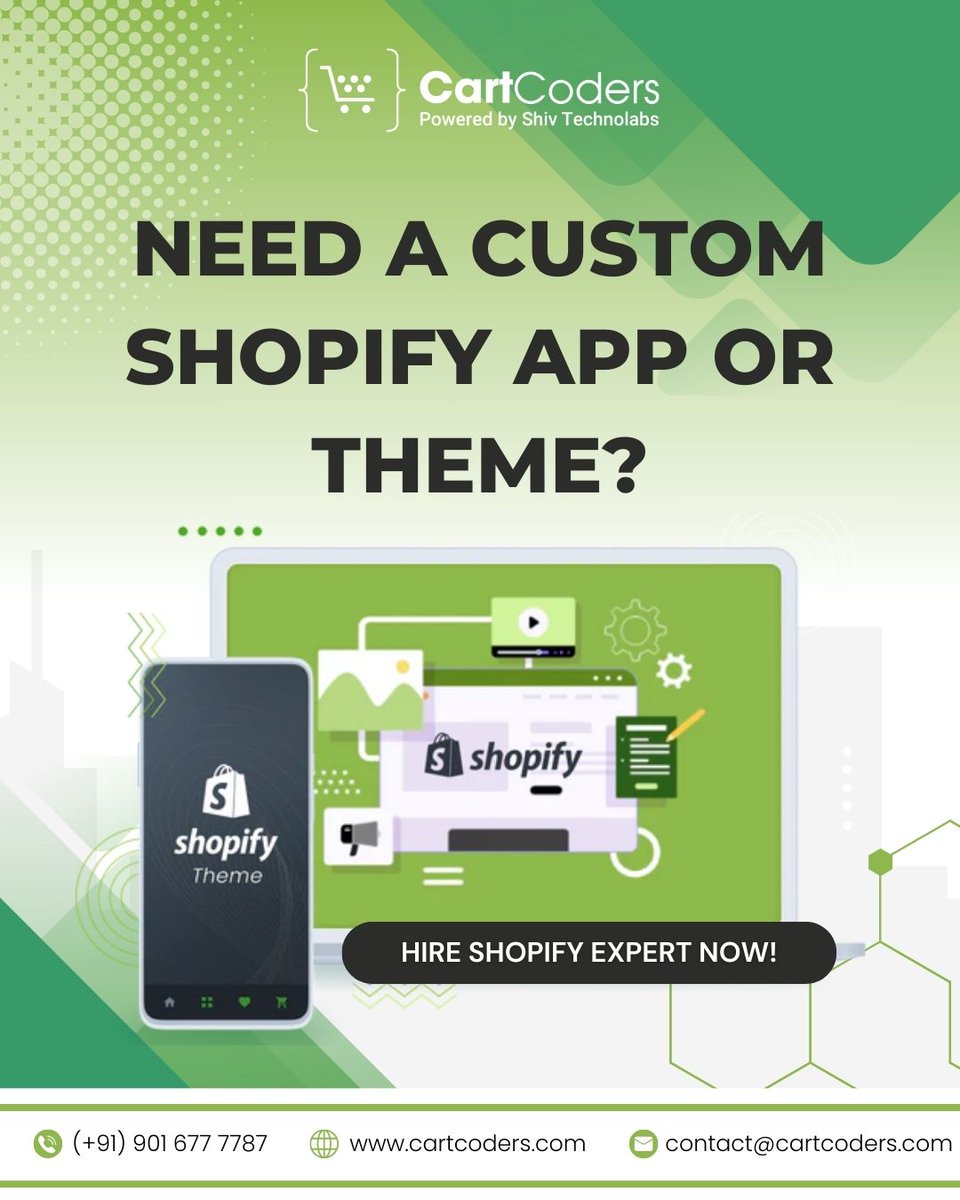 CartCoders's tweet photo. Looking to build a #customShopifyapp or #theme that perfectly fits your business needs?
🎯 #HirecertifiedShopifydevelopers today and grow your #eCommercebusiness with confidence!
🌐 https://t.co/pTd84XFdRD
#shopifydevelopment #shopify #cartcoders #knightcoders #shopifyexperts https://t.co/gTd50h3p4N