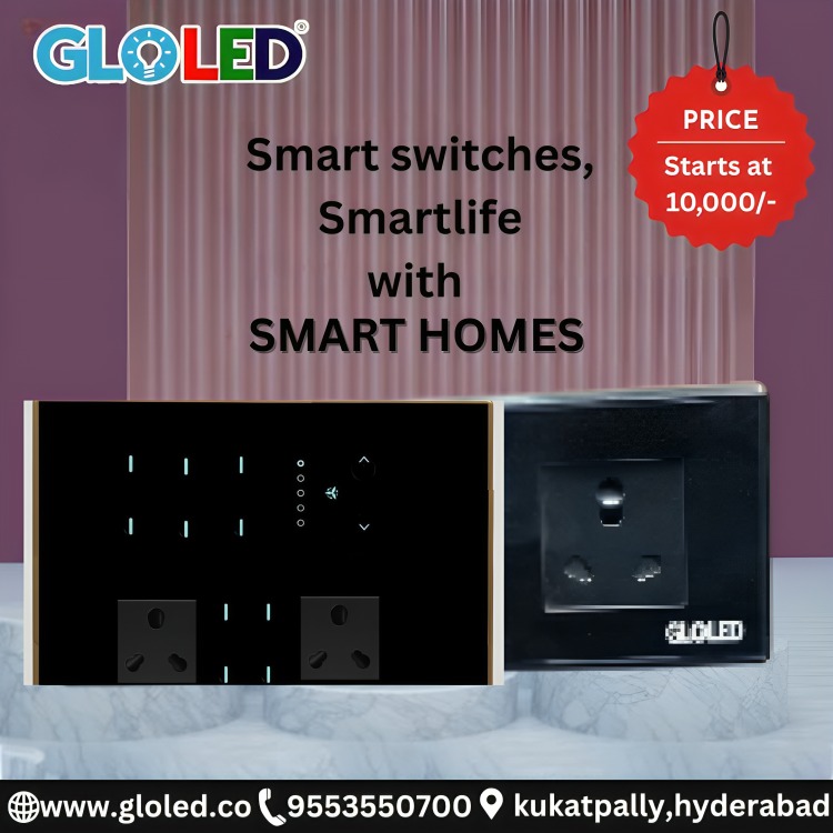 🏡 Make your home smarter, brighter, and more efficient – with GLOLED!

📍 Location: Kukatpally, Hyderabad
🌐 Visit Us: gloled.co
📞 Call: 9553550700