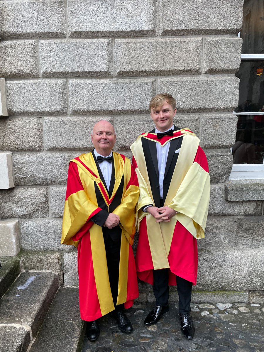 John Marshall (@jmarshallmed) on Twitter photo Delighted to officially graduate with my PhD earlier this week. Pictured here with my excellent supervisor Seán Duffy, who helped to make it a really enjoyable four years! Excited for what’s next.
<a href="/TCDHistHum/">TCD Histories</a> Delighted to officially graduate with my PhD earlier this week. Pictured here with my excellent supervisor Seán Duffy, who helped to make it a really enjoyable four years! Excited for what’s next.
<a href="/TCDHistHum/">TCD Histories</a>