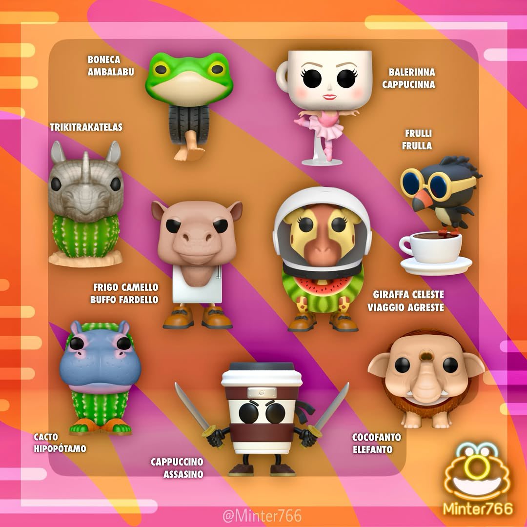 人気】Italian Brainrot POPフィギュア3種セット まとめ売り