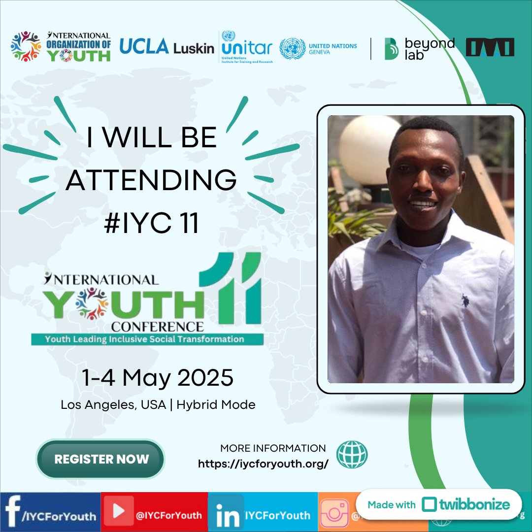 NdzinuWisdom's tweet photo. I'm glad to join youth leaders from around the world to explore global collaborations, policy inclusion, and impact-driven solutions for the world. https://t.co/bR6ZrxwHR2