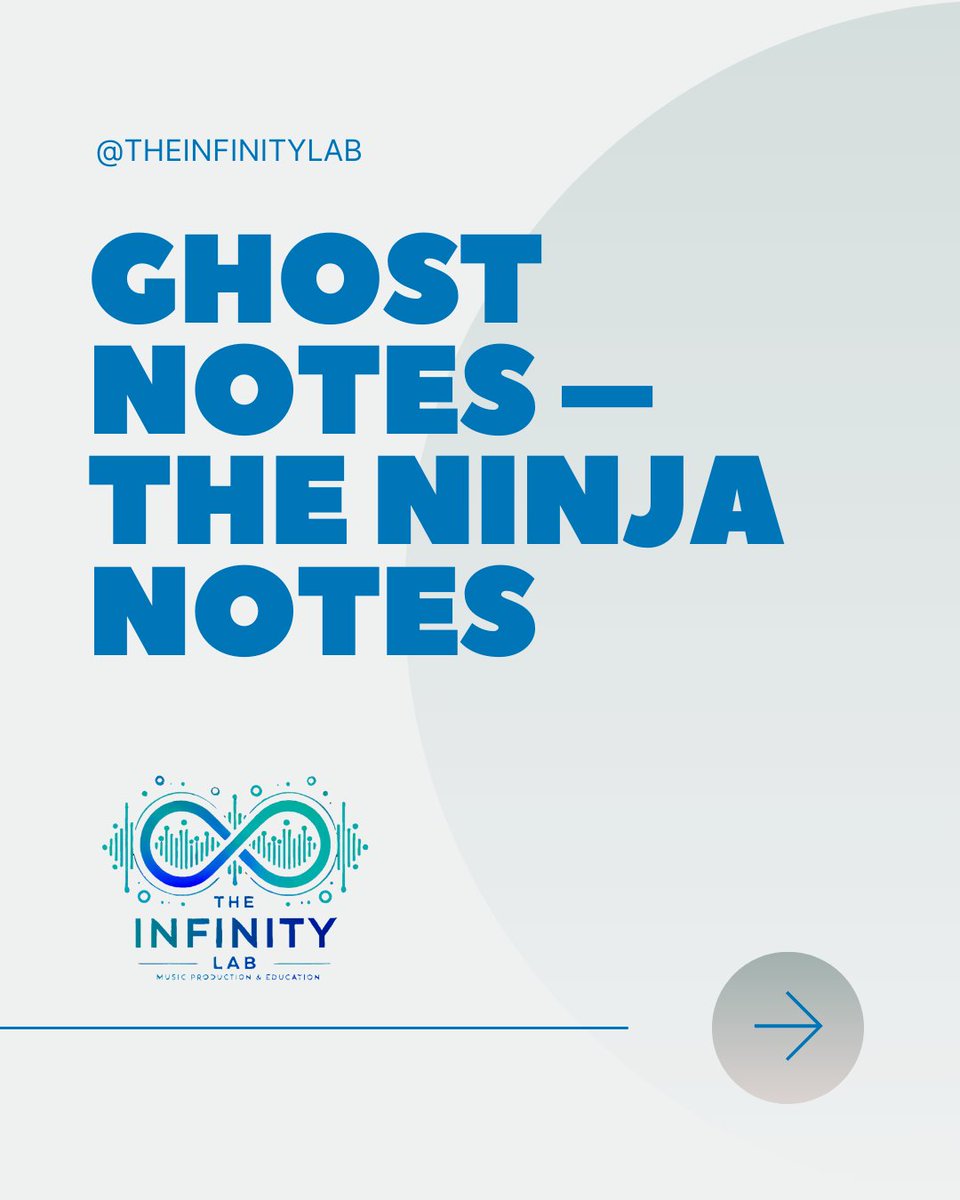 TheInfinityLab's tweet image. Ghost notes = the whispers that make your drums speak.
They’re not loud, but they bring feel, bounce, and soul.
Silence is golden — but soft hits are platinum 💿
#TheInfinityLab #GhostNoteGroove #BeatmakerBasics #DrumDetail #ProducerWisdom #StudioMagic #LabMeUp @infdb_official