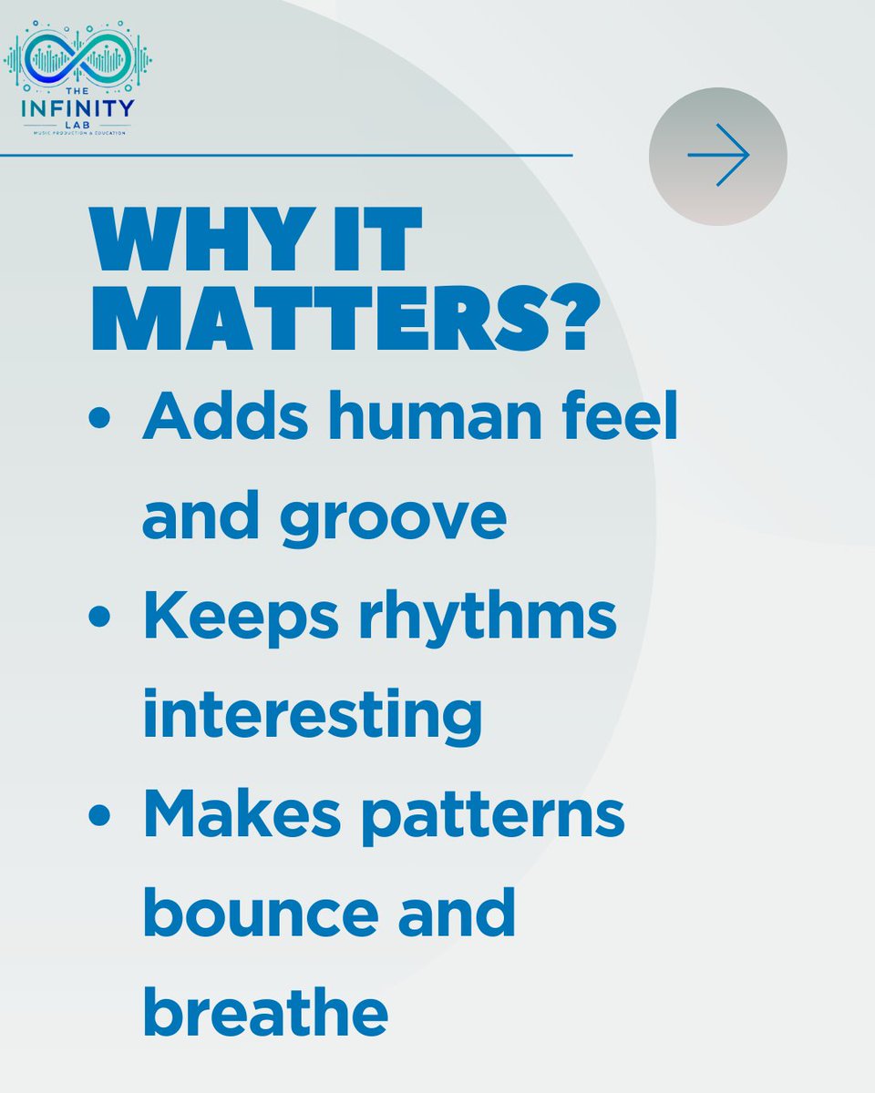 TheInfinityLab's tweet image. Ghost notes = the whispers that make your drums speak.
They’re not loud, but they bring feel, bounce, and soul.
Silence is golden — but soft hits are platinum 💿
#TheInfinityLab #GhostNoteGroove #BeatmakerBasics #DrumDetail #ProducerWisdom #StudioMagic #LabMeUp @infdb_official