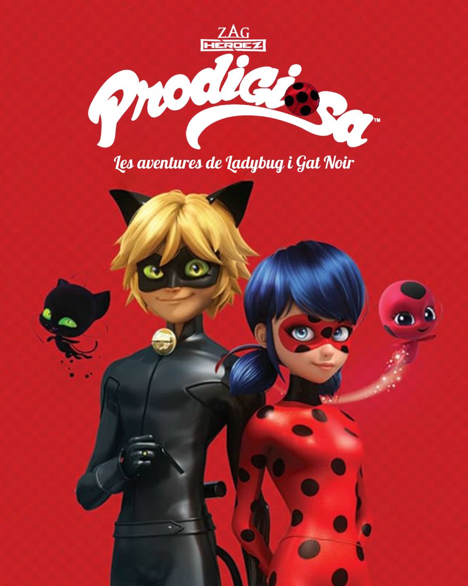 Hui s’estrena Prodigiosa: Les aventures de Ladybug i Gat Noir a À Punt i en valencià, i no podem estar més contents.
