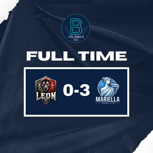 mariella_fc's tweet photo. Matchday⚽️
14ª Giornata🗓
🆚️ @LeonFutbolPRO 
0-3✅️ (A tavolino) https://t.co/Co4ie8c9VD