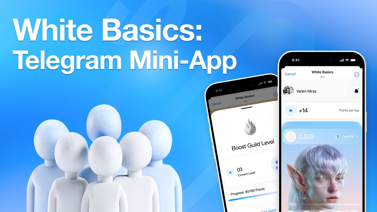 Happy Friday, White Basics fam!😎

Time to relax, have fun, and stack some rewards! Don’t forget to drop into our Telegram App, play mini-games, earn points, and chill with our crypto community.

Make today count! 😎

Play Now: 👉t.me/whitebasicsbot

#crypto #Web3Gaming