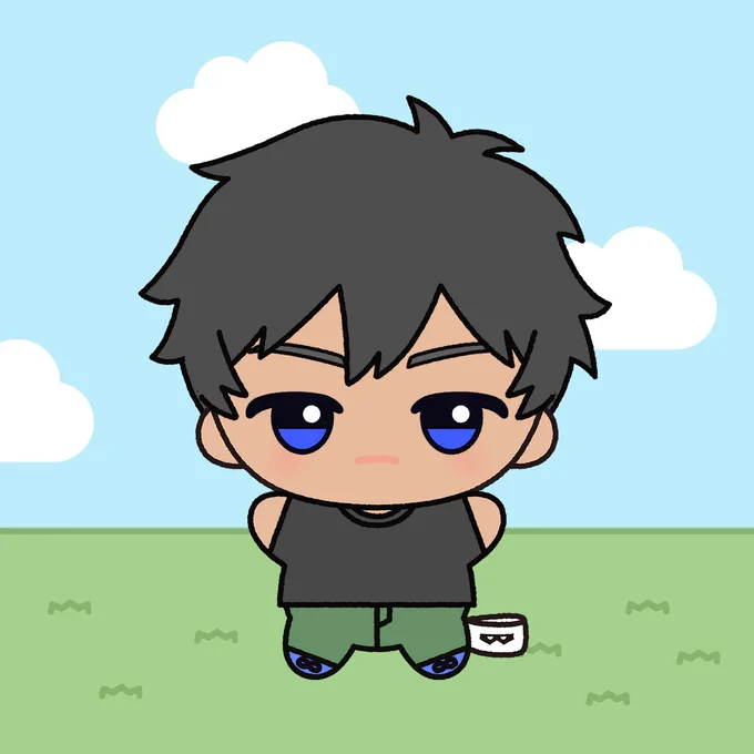 自分だけの #ちびぐるみ を作ってみたよ!みんなも #ちびぐるみメーカー で、オリジナルのちびぐるみを作成してみようちびぐるみ #ちびぐるみメーカー#BANPRESTO #推し活 #ぬい撮り 