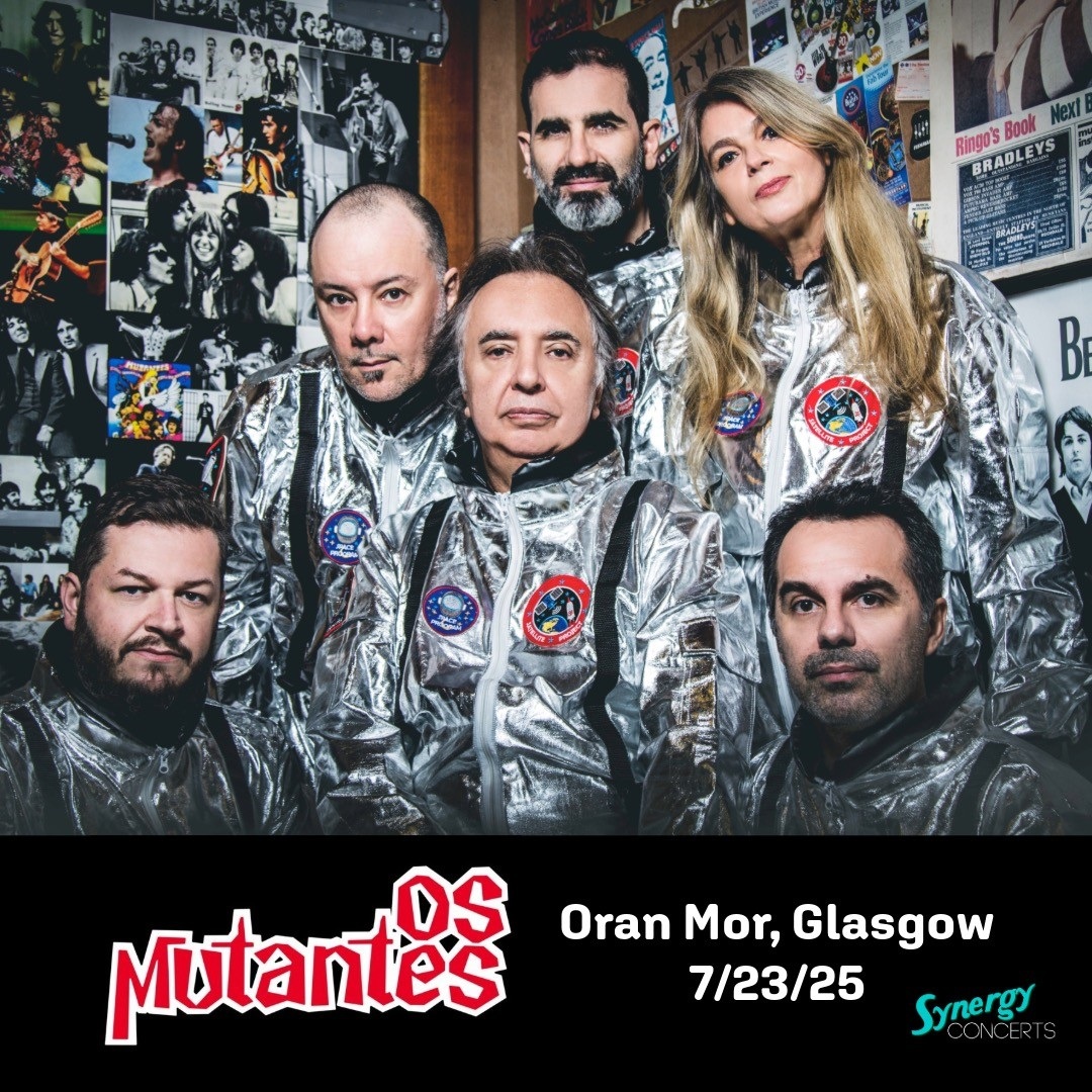🇧🇷Influential Brazilian psychedelic rock band !
Os Mutantes 
<a href="/OranMorGlasgow/">Òran Mór</a> 📍
🎟️t-s.co/osmut
<a href="/WhatsOnGlasgow/">What's On Glasgow</a> <a href="/synergyconcerts/">Synergy Concerts</a>