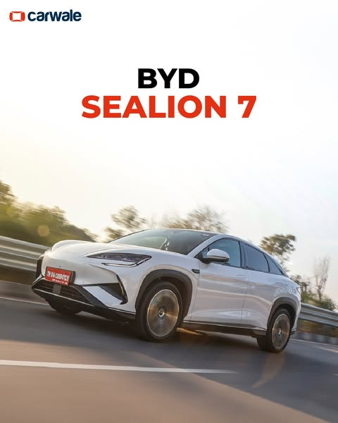 CarWale's tweet photo. The BYD Sealion 7 is an electric SUV with a coupe-like roofline. Lets take a look a its pictures!
#byd #sealion7 #bydsealion7 #bydindia #cars #automobiles #cwphotos #carimages #automobilephotos #automotive https://t.co/qjFwbKLRVD