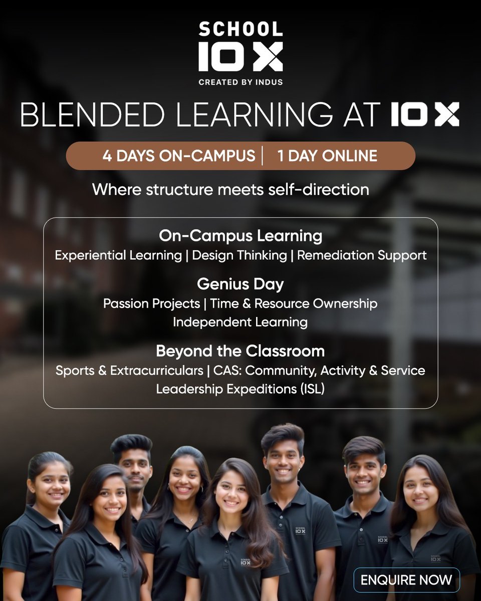 10X International School tweet media