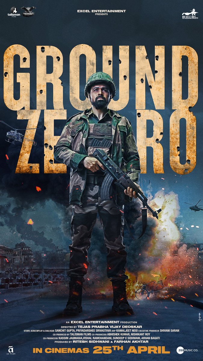 imdiljit7's tweet photo. The countdown begins. 7 days to go for Ground Zero. #7DaysToGroundZero
@emraanhashmi @SaieTamhankar @zyhssn @rdeepakparamesh #LalitPrabhakar #RockeyRaina @tejasdeoskar @ritesh_sid @FarOutAkhtar @sanchit421 @iampriyadarshee @J10kassim @vishalrr #SundeepSidhwani https://t.co/TLdCVXR4fv