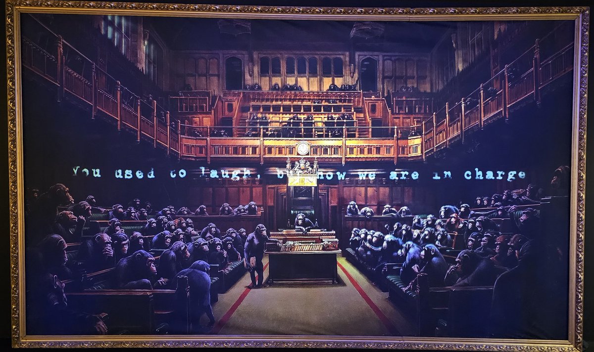 #banksy #art 
Sin palabras, tan cierto como la democracia misma
Lo importante debe ser la diversidad de ideas y el conceso, siempre