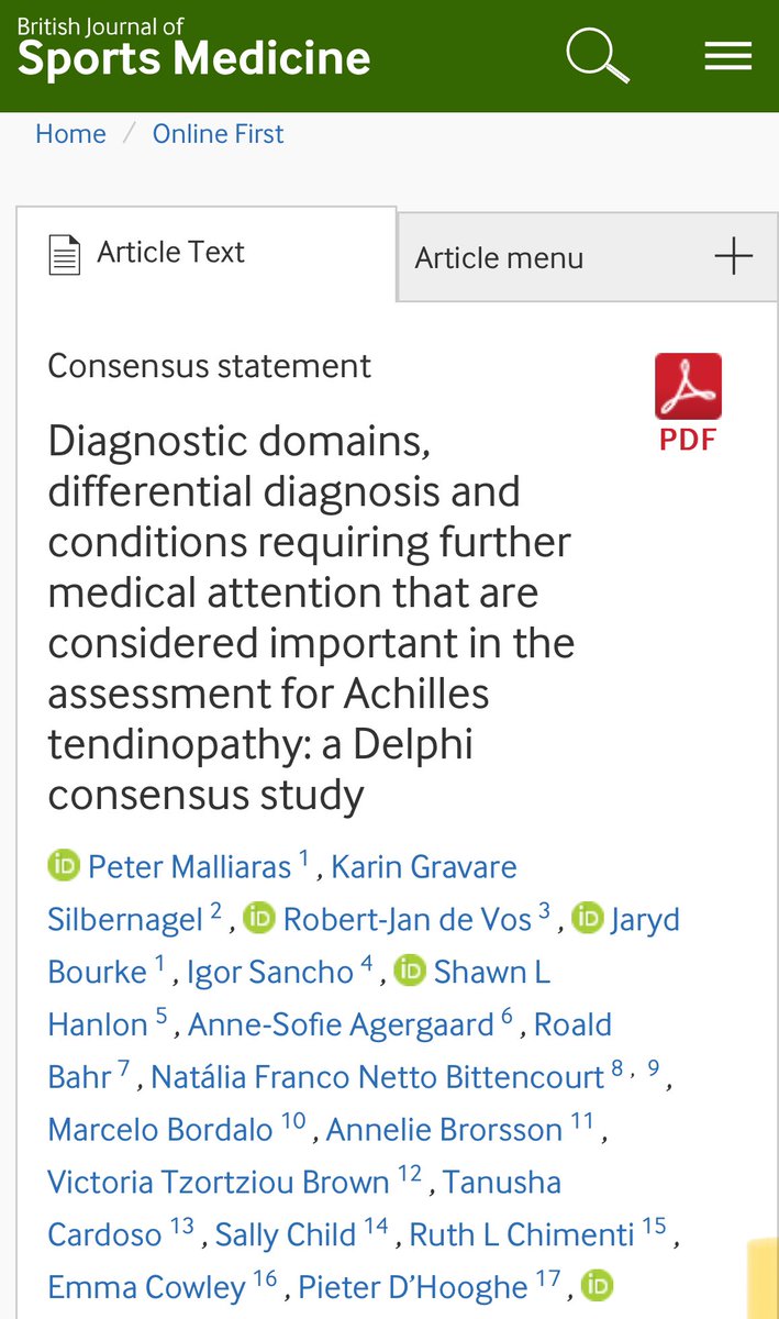 PdHooghe's tweet image. Thrilled to co-author our newest Delphi consensus in #BJSM on Achilles tendinopathy! A solid academic endurance exercise to assist in lightening the load on our athletes' ankles, one step closer to safer strides and bigger dreams 🦶🦶! Big shoutout to Peter Malliaras #Achilles