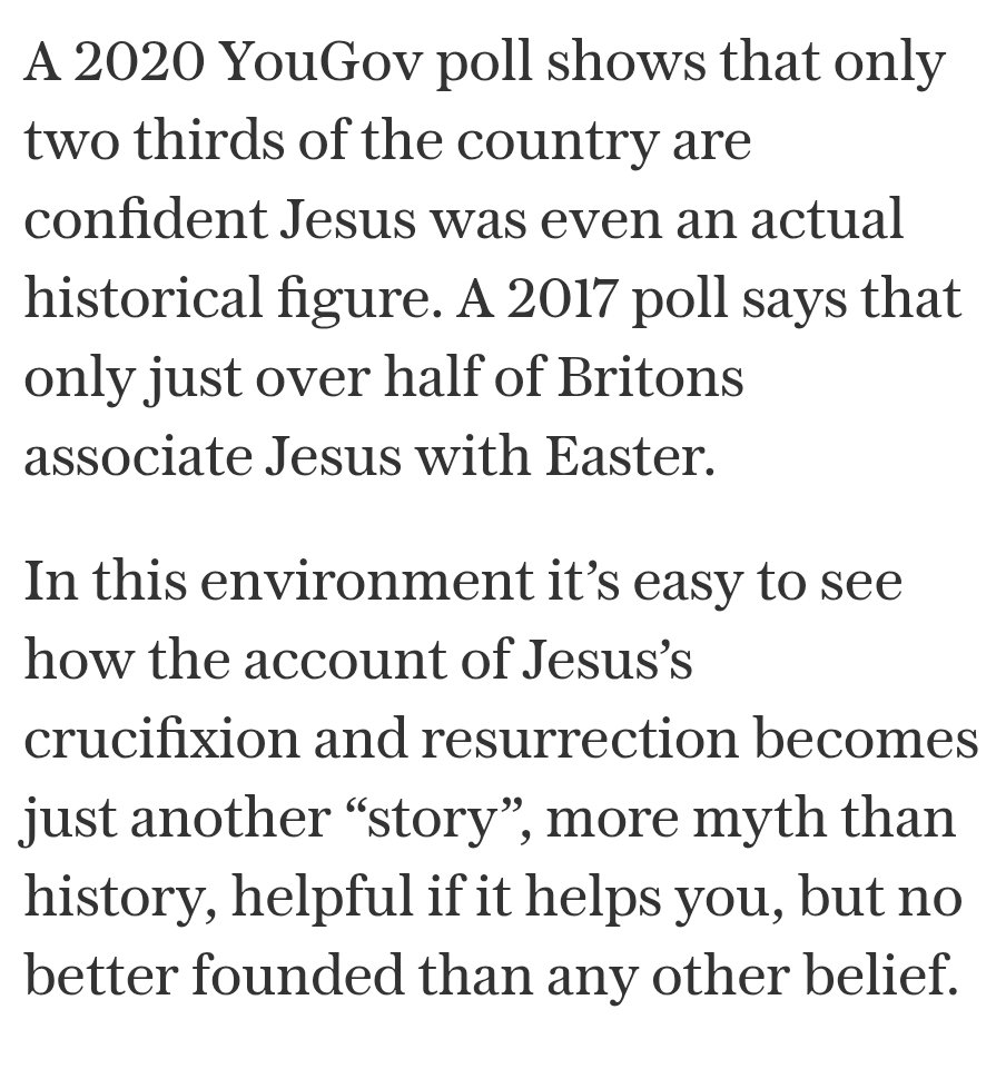 DavidGHFrost's tweet photo. I've written in @Telegraph this Good Friday about the factual basis of Christianity - and the importance of not diluting into myth the real historical event at the heart of Easter. 

https://t.co/wCcY3bxQKY https://t.co/gkJ9orK6pr
