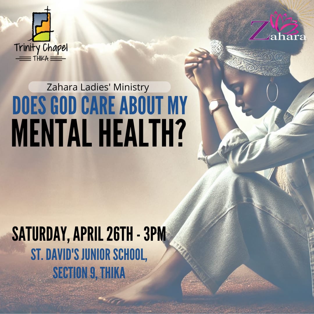 TCThika's tweet photo. Struggling silently? You're not alone. ✨ Join us as we explore the truth: Does God care about my mental health? 🧠✝️ Let's talk, heal, and grow together. 💬❤️‍🩹 See you on Saturday, April 26th, 3PM at St. David’s Junior School, Thika.📍🕒

#MentalHealthMatters #FaithAndHealing https://t.co/rXPLdl0SpW