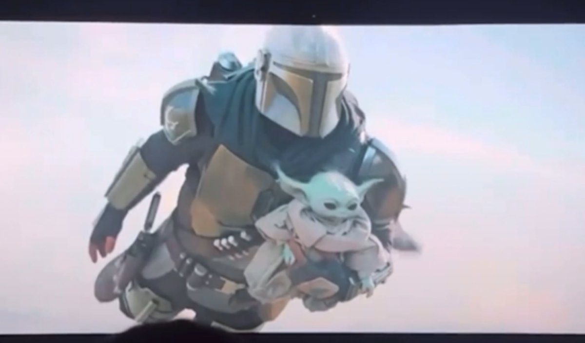 ESW1977's tweet photo. Mandalorian and Grogu…. #StarWarsCelebration #MandalorianAndGrogu https://t.co/MKxVxZ8uJH