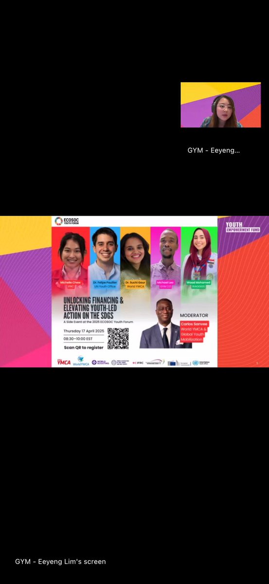 jerrygerardine's tweet photo. I had the honour of attending a powerful side event at the #ECOSOCYouthForum, held at the UN Headquarters in New York.

The session, titled “Unlocking Financing & Elevating Youth-Led Action on the SDGs”, was hosted by the Youth Empowerment Fund in partnership with CIFRC and the Global Youth Mobilization (GYM).

We explored the financing barriers that young changemakers face—and more importantly, the pathways to overcome them.

One key takeaway? You don’t need to wait for permission to lead change.

Young people are not just the future; we are the NOW. What we need is trust, resources, and a real seat at the decision-making table. That means co-creation, not just consultation.

Let’s build systems that recognize and fund youth-led solutions—especially for marginalized communities.

I’m grateful to be part of this global conversation and to represent a generation that’s bold enough to reimagine the world.