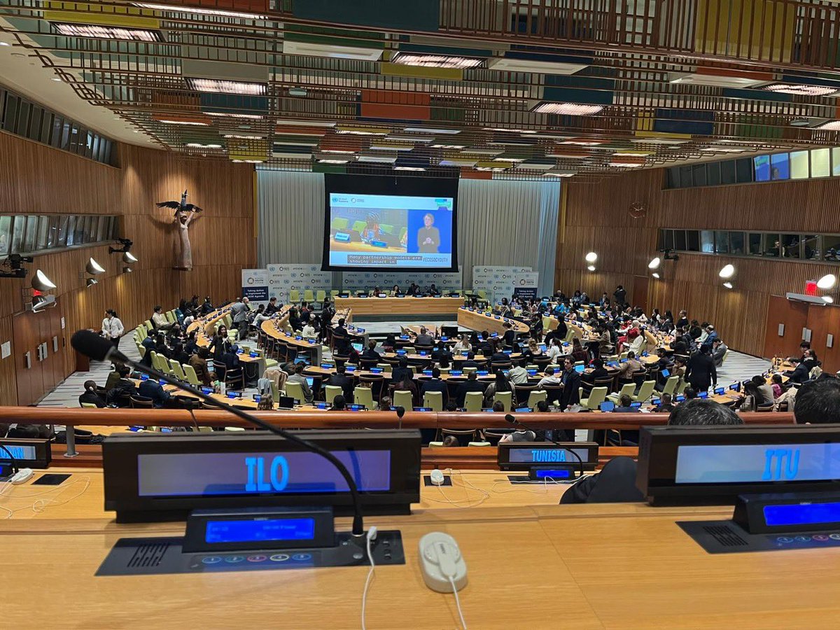 jerrygerardine's tweet photo. I had the honour of attending a powerful side event at the #ECOSOCYouthForum, held at the UN Headquarters in New York.

The session, titled “Unlocking Financing & Elevating Youth-Led Action on the SDGs”, was hosted by the Youth Empowerment Fund in partnership with CIFRC and the Global Youth Mobilization (GYM).

We explored the financing barriers that young changemakers face—and more importantly, the pathways to overcome them.

One key takeaway? You don’t need to wait for permission to lead change.

Young people are not just the future; we are the NOW. What we need is trust, resources, and a real seat at the decision-making table. That means co-creation, not just consultation.

Let’s build systems that recognize and fund youth-led solutions—especially for marginalized communities.

I’m grateful to be part of this global conversation and to represent a generation that’s bold enough to reimagine the world.