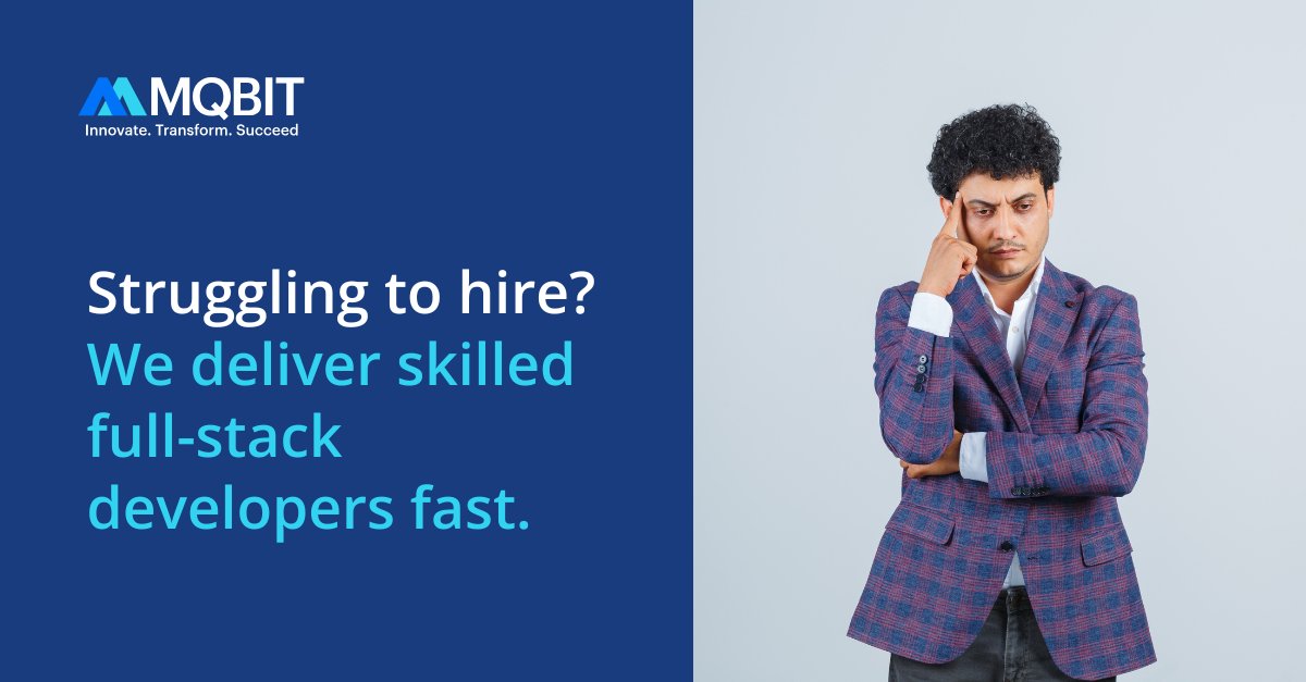 Mqbittechnology's tweet photo. Need full‑stack talent fast? MQBIT delivers top devs so you can scale smarter &amp; deliver sooner.

🔍 Explore: https://t.co/EjR1hZMh09  
👩‍💻 Hire: https://t.co/cu8Fscl5hL

#FullStack #TechTalent #Outsourcing #hiring #ContractDevelopers https://t.co/TG2VDgD14e