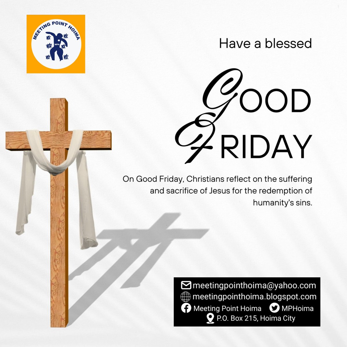 MPHoima's tweet photo. May the sacrifice of love on Good Friday inspire hope, peace &amp; renewal in your heart 
#GoodFriday #Love #Blessings https://t.co/PxbUzvUBVr