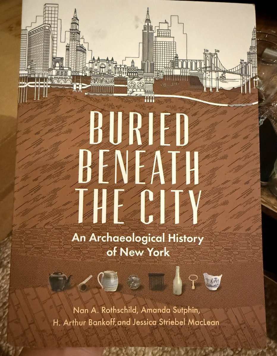 histarch's tweet image. Looking forward to visit the New York City archaeological repository. And what a great book this is.