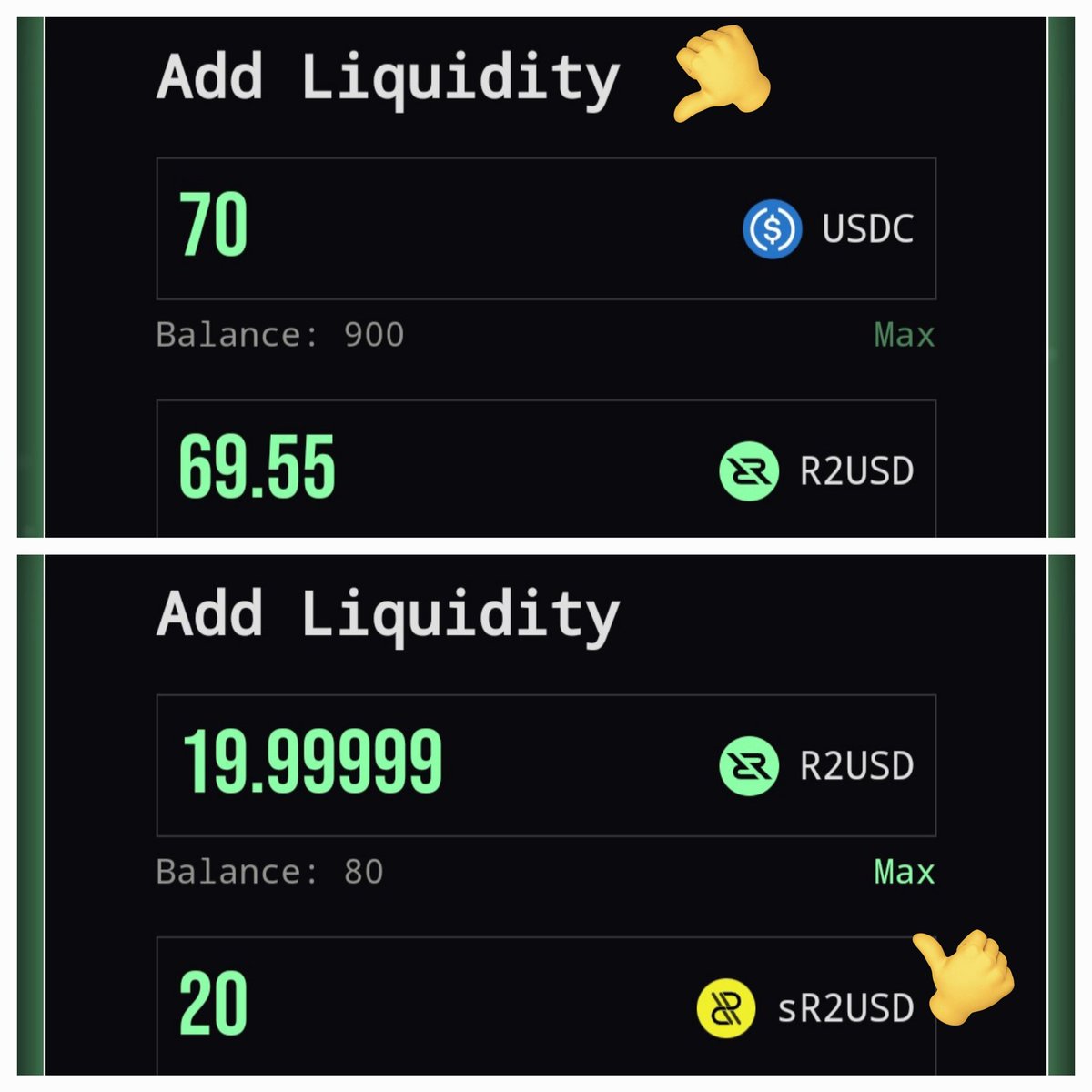 Investor_ruthh's tweet photo. A GUIDE TO R2 TESTNET @r2yield

Cost: 0 Dollar

💥Start here https://t.co/GA9hL9C7nn
Code: 6DCMY

💥Connect Metamask evm wallet

💥Claim sepolia faucet here 0.05 daily https://t.co/xTXtgyI9nR

💥Head over to the Discord here https://t.co/fJCAYZRRcd verify, go to faucet and claim 1000 usdc and 0.01 $WBTC daily using the command /faucet:[input your wallet address]

💥Go to SWAP and swap $USDC to $R2USD Swap so many times

💥Move to EARN and stake $R2USD to $SRUSD also you can stake sepolia Eth to $RETH or stake $WBTC to $RBTC. After staking you  you can only unstake after 14 days

💥You can also Provide Liquidity with $USDC to $R2USDC and $R2USDC to $SR2USDC

💥Lastly perform galxe and intract quest here
https://t.co/ks2EYDm9eY

https://t.co/gUB4H1Q0PR