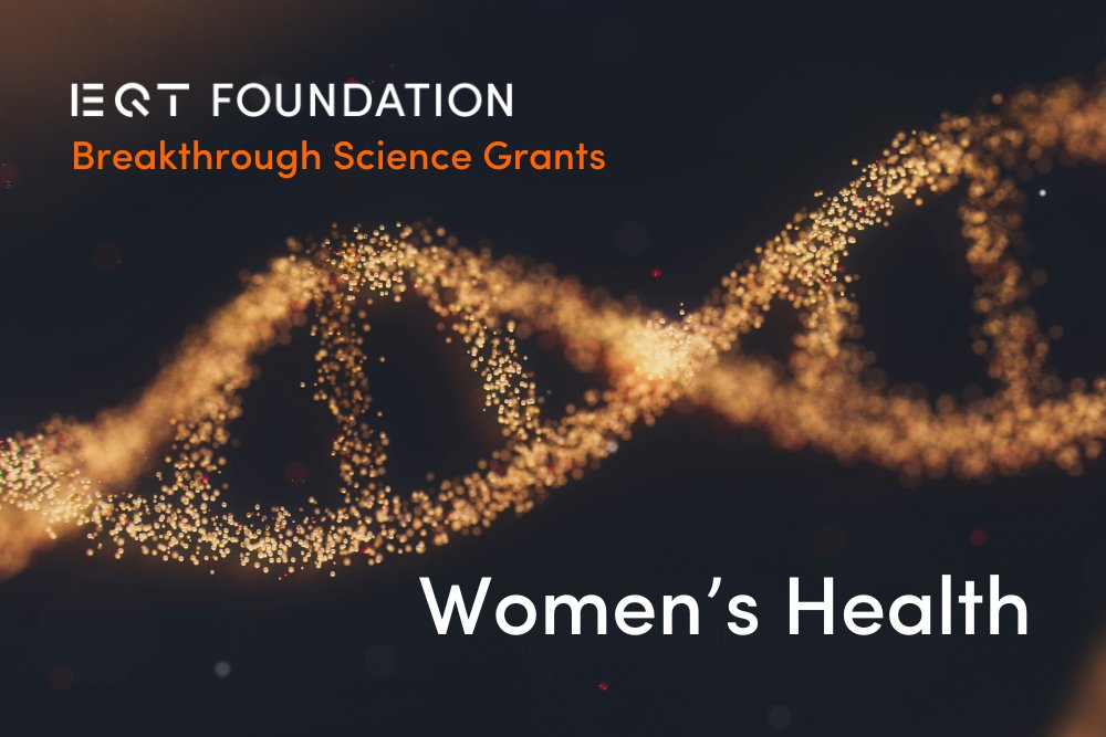 🔬 Global Grants Program for Solutions in Women’s Health

EQT Foundation is now offering €25,000–€100,000 in funding for deeptech solutions tackling female-specific health challenges.

🗓 Deadline: April 27, 2025
🔗 Apply now: wp.me/p23f03-dTv
#Grant #WomenHealth