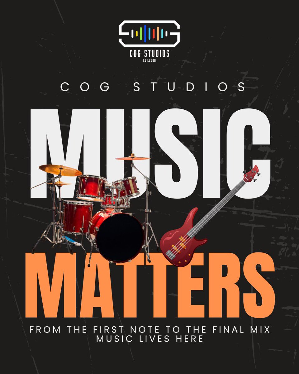 cogstudiospro's tweet image. This isn’t just a studio. It’s a launchpad for legends.
Where raw sounds get sculpted, vibes get bottled,  
and every mix tells a story worth hearing on repeat.  

🎵 Music lives here — and it’s louder than ever.

#COGStudio #musicdirection #soundstudio #musicstudio #SoundAlchemy
