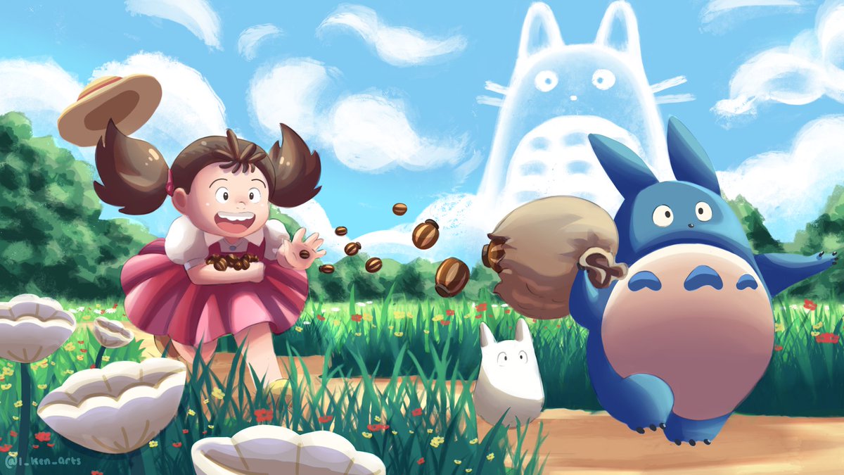 I_Ken_Art's tweet photo. Hayao Miyazaki is DA GOAT 😼😼✨
#ghibli #totoro #fanart https://t.co/7WD3cdIglC