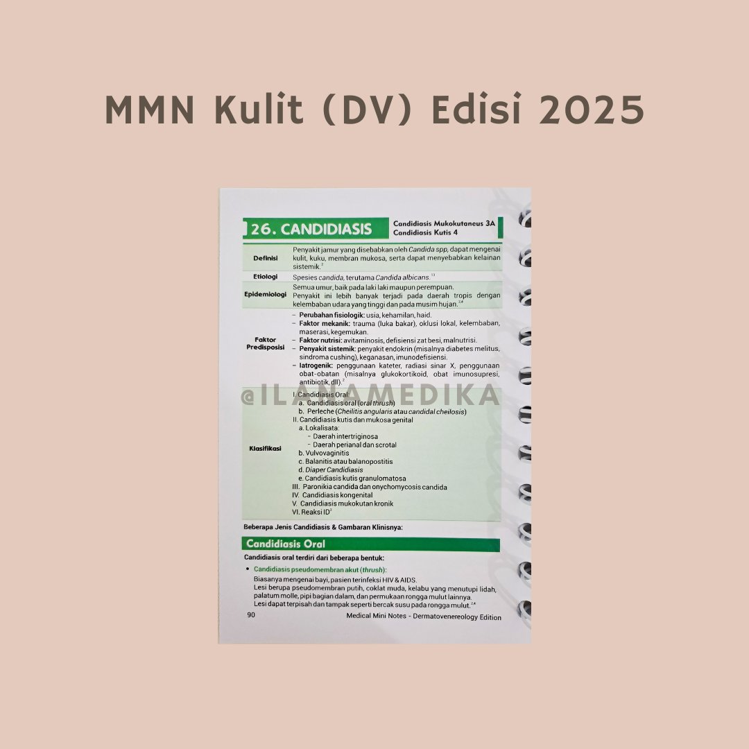 ilanamedika's tweet photo. ✅ Daftar isi dan beberapa contoh isi buku dapat dilihat di foto
✅ 296 halaman
✅ Kertas majalah tebal dan anti air (tidak laminating)
✅ Full colour
✅ Jilid spiral besi
✅ Ukuran A6 https://t.co/aNZWxlC8oZ