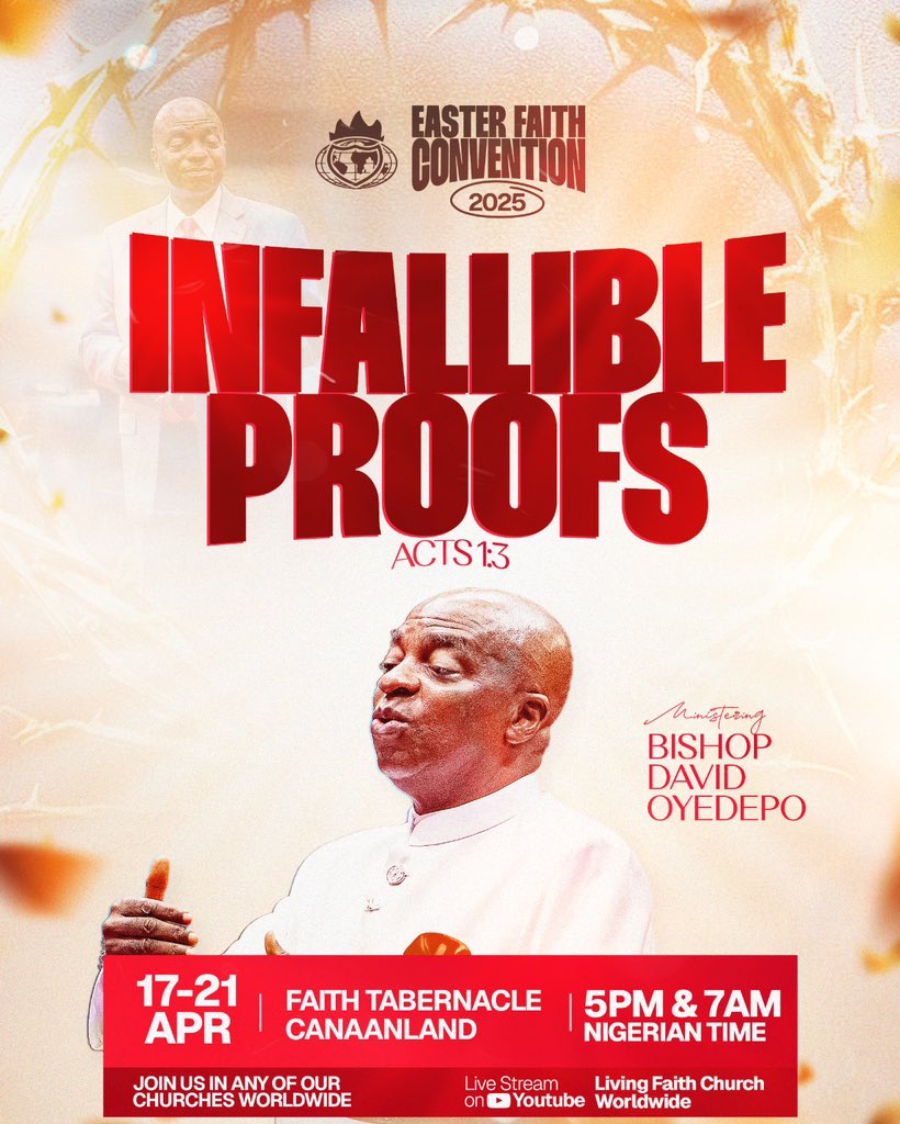 wcf_funaab's tweet photo. HAPPY GOOD FRIDAY!! 🙏
Today reminds us of the ultimate sacrifice and the power that followed.🙇🙇🏻‍♀️

We’re streaming the 7AM session now, and we’ll be live again by 5PM.
Join every session on YouTube. 

Don’t just hear about it, be part of it.

#infallibleproof #goodfriday https://t.co/t5uqDfLp33