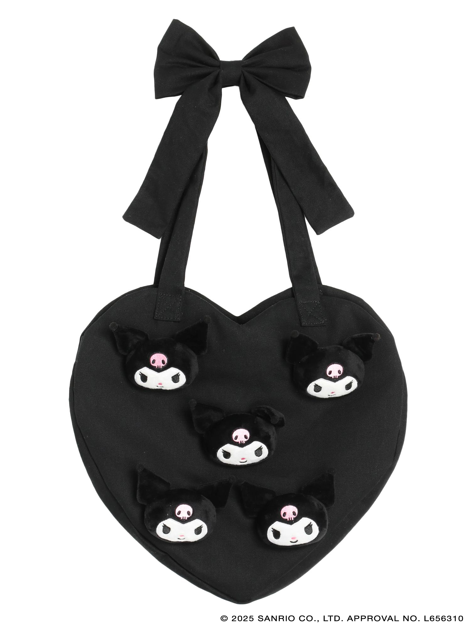 merry jenny クロミ KUROMI heart tote bag merry jenny クロミ KUROMI heart tote bag