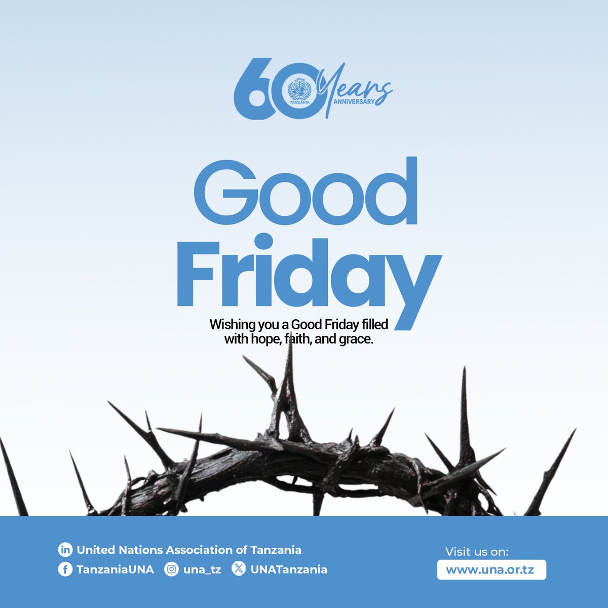 Good Friday reminds us of the love that bore our burdens and the sacrifice that brought us peace. Jesus gave everything so we could live redeemed and free.

Have a peaceful and meaningful Good Friday 

#unat #GoodFriday