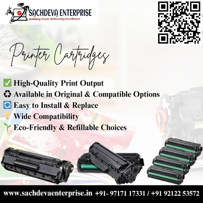 SachdevaEnterpr's tweet photo. 👉 Printer Cartridges
.
📞 Call Now: +91 97171 17331 /  +91 92122 53572
🌐 Visit Us: https://t.co/Iq8rphnCBP
.
#gamingcomputerfullset #networksolutionslan #wifi360degreecamera #randomaccessmemory 
.
sachdevaenterprise
📧 gauravsachdeva2007@gmail.com https://t.co/6x8Skmav4w