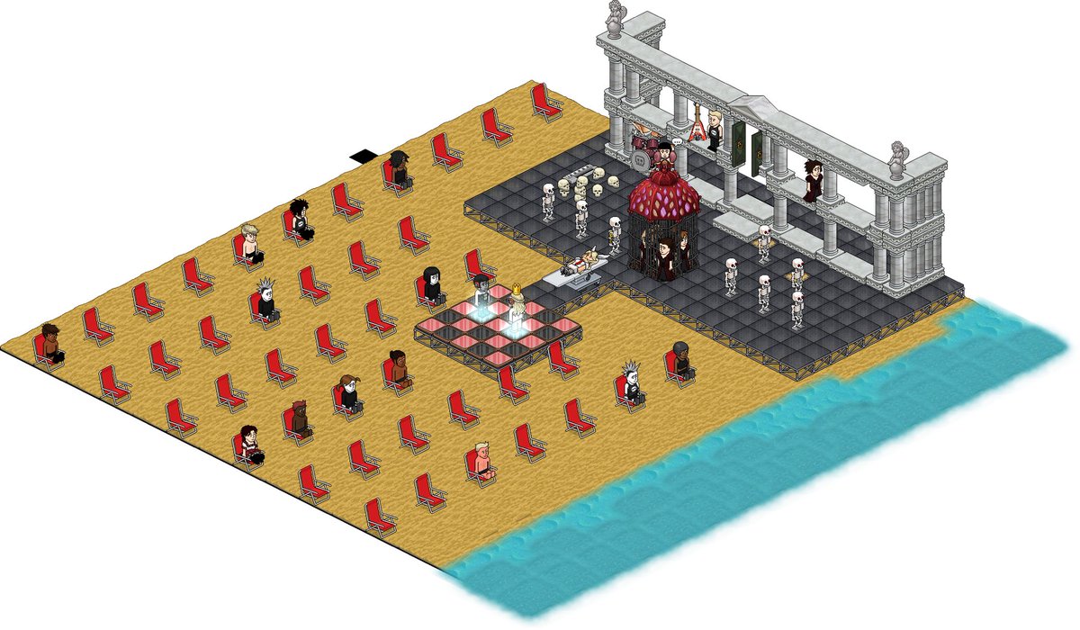 <a href="/santander_br/">Santander Brasil</a> O show das nossas vidas COMEÇA AGORA! COPACABANAAAAAA DANCE or DIE (escutem na voz da gaga)
Fiz uma releitura do show do Coachella no Habbo Hotel, onde conheci meu melhor amigo <a href="/brhunomarques/">bruno</a> há 17 anos e onde eu gostaria de estar com ele junto mais uma vez, dessa vez no MAYHEM