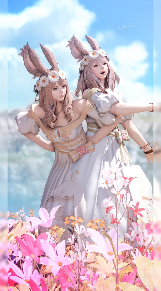 🐇🌸
#FF14 #ヴィエラ