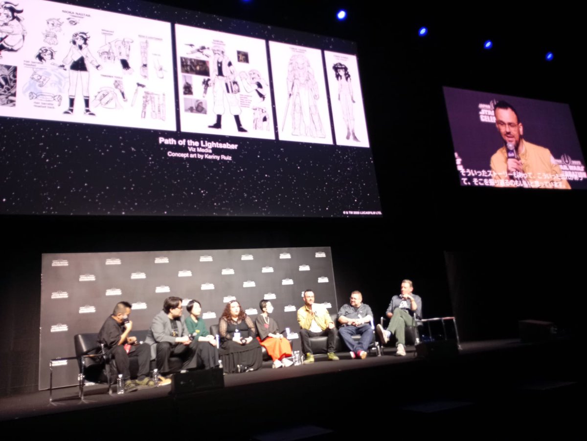 ⭐ PATH OF THE LIGHTSABER⭐
Estamos encantados y muy orgullosos de haber podido asistir al panel de nuestro amigo, el gran <a href="/KennyRuido/">ケニー・ルイス Kenny Ruiz</a>, en la presentación de 'STAR WARS: PATH OF THE LIGHTSABER'. No podemos esperar a disfrutar de este nuevo manga de #StarWars✨📚