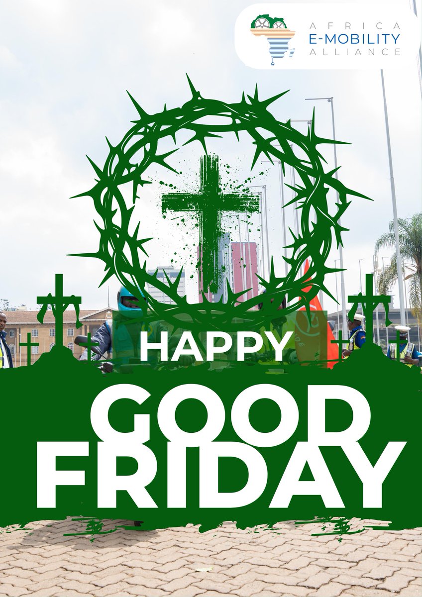 AfricaEma's tweet image. 🌟 HAPPY GOOD FRIDAY! 🌟

On this Good Friday, every EV charge you make, every scooter ride you take, is more than clean transport; it’s service and compass.

📣 YOU'RE INVITED: AfEMA Monthly LIVE Q&amp;amp;A!
🔗 Register here: us06web.zoom.us/meeting/regist…
🗓️ April 23 | 12-1PM (EAT)
#AFEMA