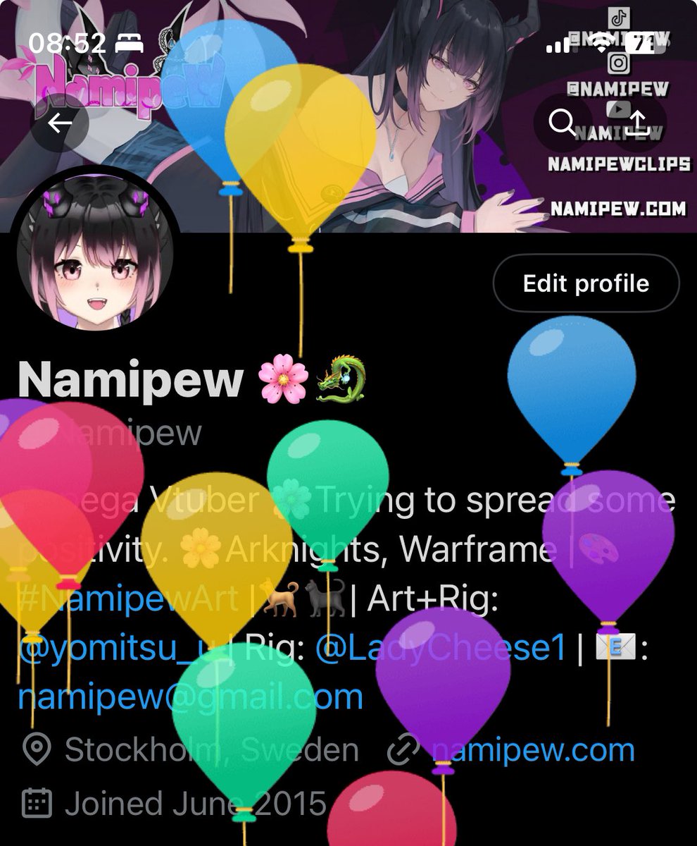 Namipew's tweet photo. It’s my balloon day! 🎈🥳 https://t.co/nUUmb32keL
