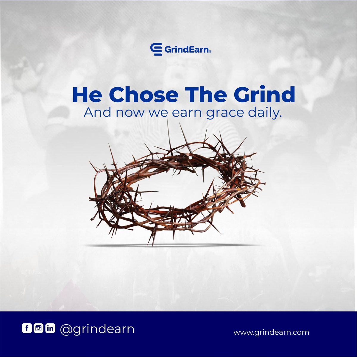 He didn’t grind for glory — He gave it all for grace.  

On this Good Friday, we pause and reflect on the sacrifice that gave us freedom.  

#GoodFriday #HeChoseTheGrind #GrindEarn