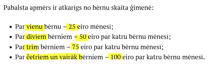 Vai zinājāt, ka bēgļu bērniem maksā 97€/mēn. par katru bērnu jau no 1. bērna, bet vietējiem - nē?

Kā varam pārtraukt savu bērnu diskriminēšanu?

<a href="/Elina_Treija/">Elina Treija</a> kā šo jautājumu pacelt sabiedrības uzmanības lokā?