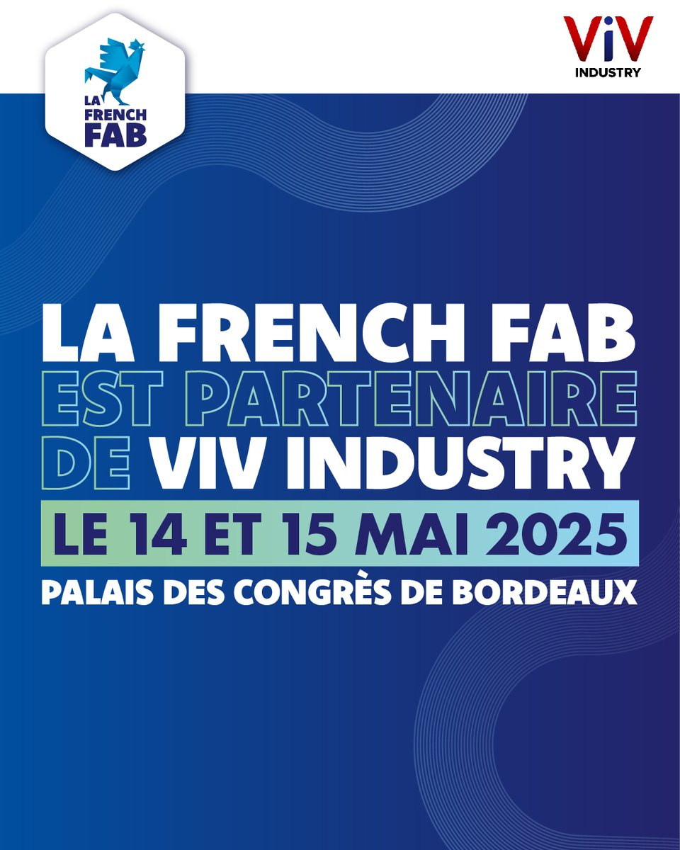 LaFrenchFab's tweet photo. 🗓 Industriels, rendez-vous à #ViVIndustry à Bordeaux !
Le salon de référence dédié à l’usine du futur qui rassemblera tout l’écosystème industriel durant deux journées de rencontres et d’innovations pour propulser l’industrie vers de nouveaux sommets.
👉 https://t.co/MzRQaD2oCw https://t.co/6njFrd0Hif
