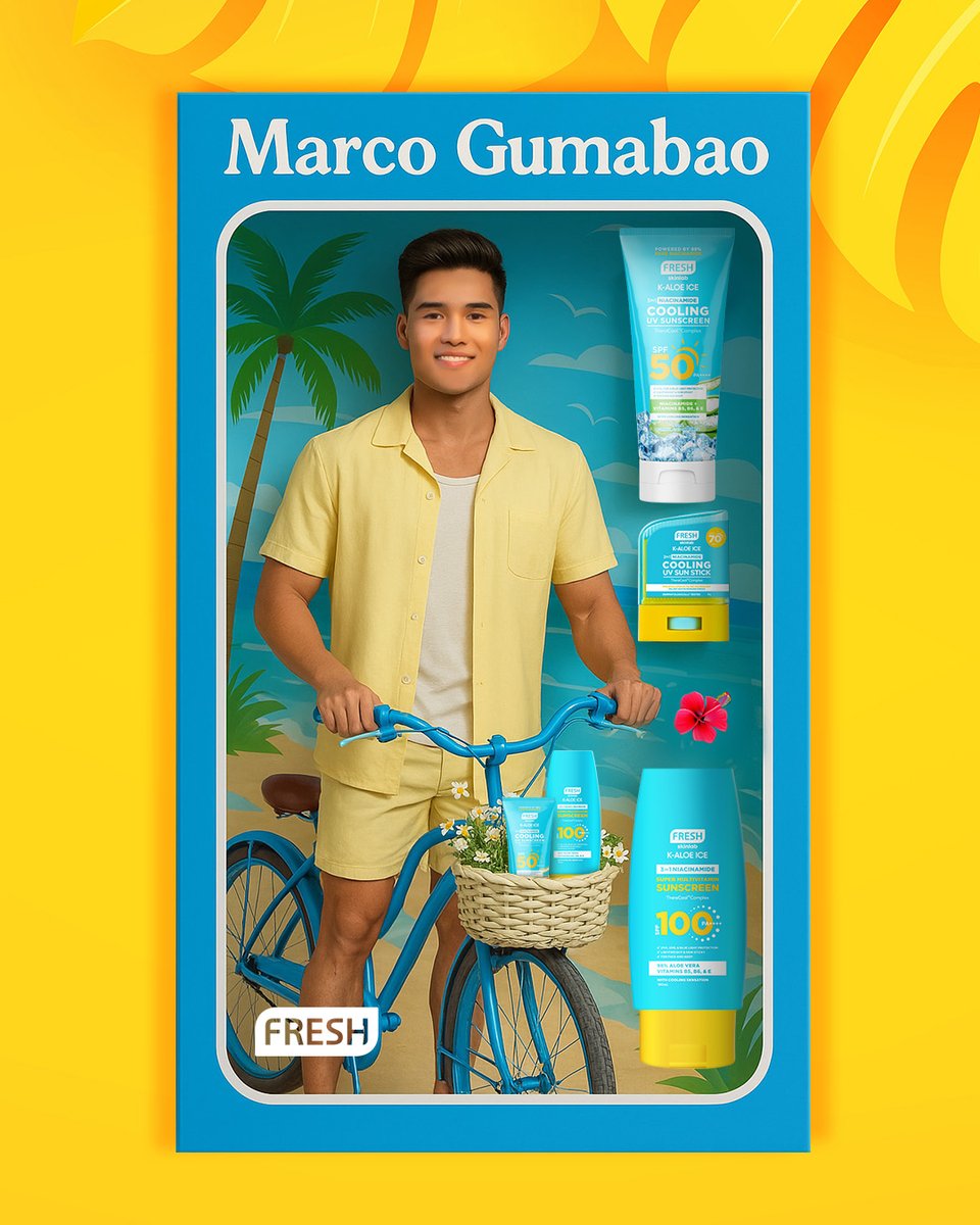 FreshSkinlabPH's tweet photo. Meet Marco Gumabao and Kathryn Bernardo, ready to take on the summer in style! βοΈπ΄
Shop your summer essentials at @watsonsph and @smbeautyph stores nationwide and online! π #FreshPhilippines #FreshPH #SuperFresh #WatsonsPH https://t.co/CZJAGVdhkz