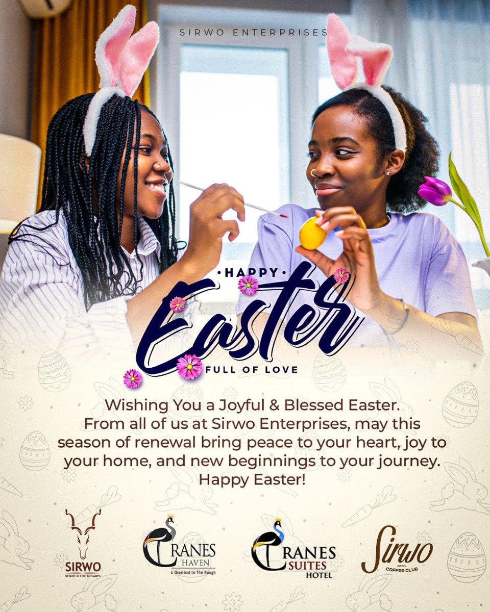 GroupSirwo's tweet photo. Wishing you a blessed Easter filled with peace, love, and togetherness. https://t.co/1dpv2FDPUY