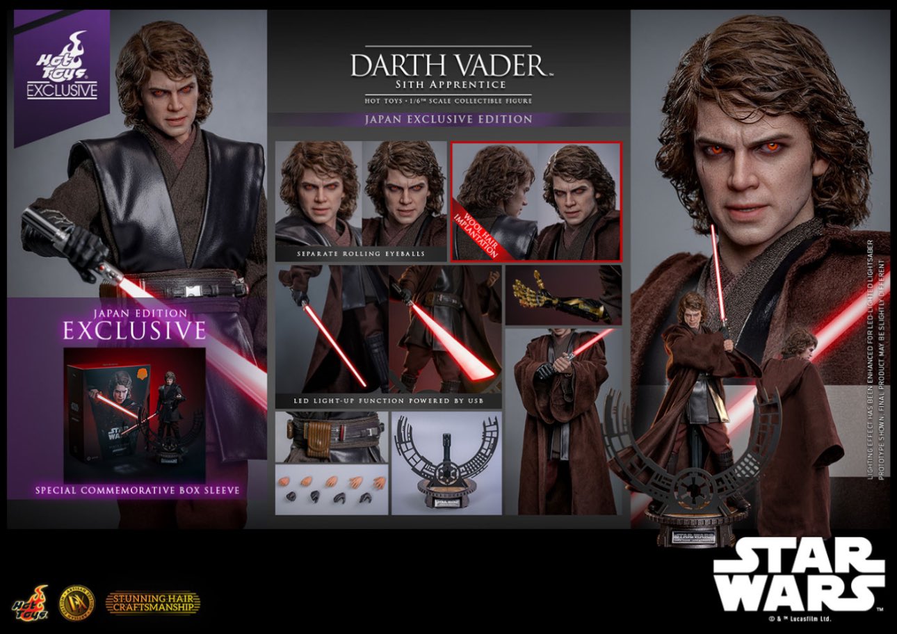 新品 SWCJ2025 HOTTOYS ホットトイズ アルチザン アナキン
