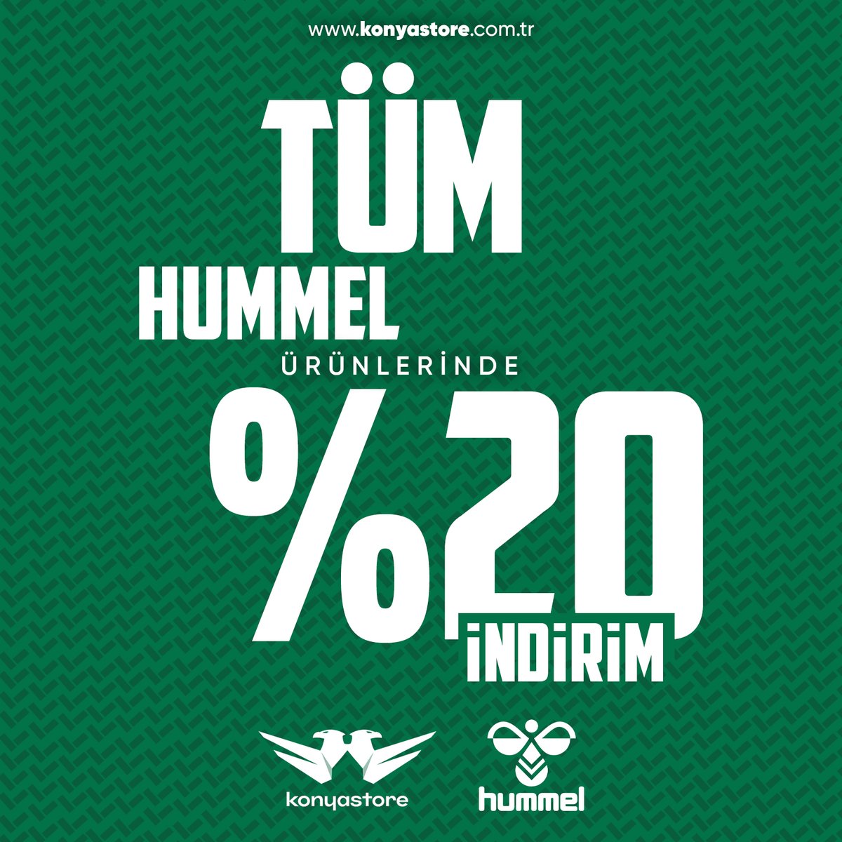 Tüm HUMMEL Ürünlerinde %20 İNDİRİM 💚🤍
